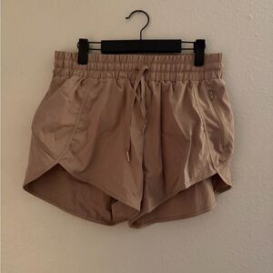 Women's Tan Athletic Shorts
